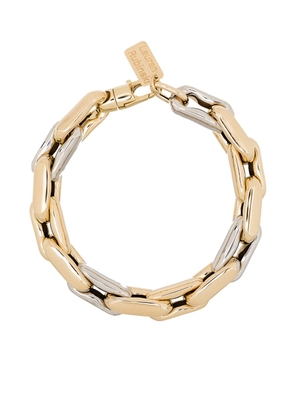Lauren Rubinski 14kt gold two-tone chain-link bracelet