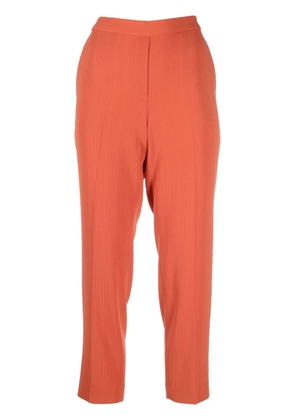 Theory cropped tapered-leg trousers - Orange