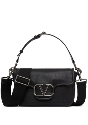 Valentino Garavani Locò leather shoulder bag - Black