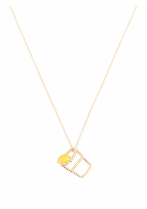 Aliita drink-charm necklace - Gold