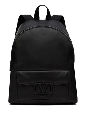 Valentino Garavani VLogo Signature leather backpack - Black