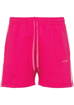 P.A.R.O.S.H. striped jersey shorts - Pink