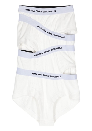 Natasha Zinko Underwear asymmetric skirt - White