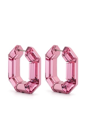 Swarovski Lucent hoop earrings - Pink