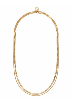 A.P.C. double-chain necklace - Gold