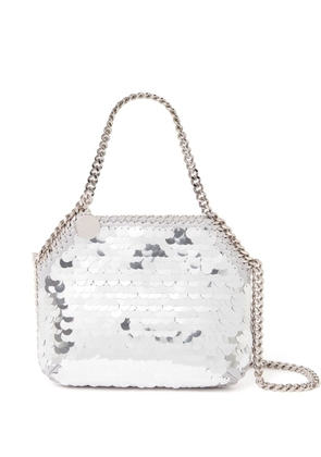 Stella McCartney mini Falabella sequinned bag - Silver