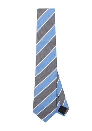 Paul Smith striped colour-block tie - Grey