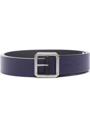 Bottega Veneta square buckle reversible belt - Purple