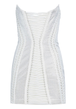 Retrofete Mirielle embellished dress - White