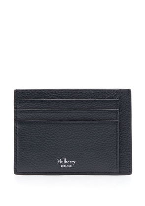 Mulberry logo-stamp leather cardholder - Blue