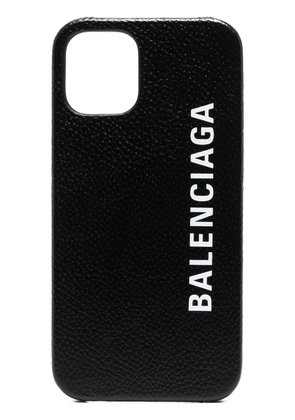 Balenciaga iPhone 12 Mini logo case - Black