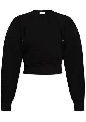 Saint Laurent long-sleeve cotton sweatshirt - Black