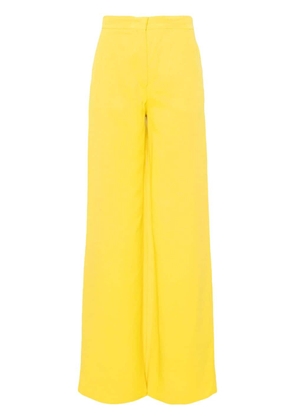 Max Mara Gary high-waist wide-leg trousers - Yellow