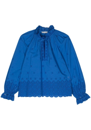 Ulla Johnson Alora broderie-anglaise blouse - Blue