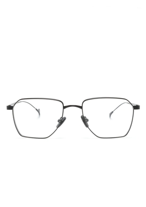 Eyepetizer Sigmund geometric-frame glasses - Black