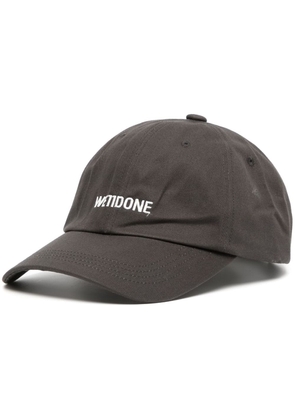 We11done logo-embroidered cotton cap - Black