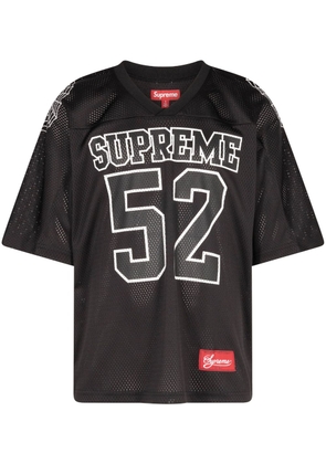 Supreme Spiderweb football jersey - Black