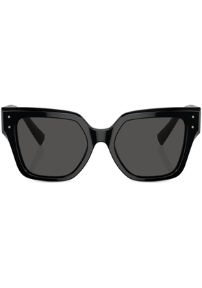 Dolce & Gabbana Eyewear transparent square-frame sunglasses - Black