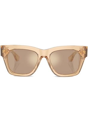 Burberry Eyewear transparent wayfarer-frame sunglasses - Neutrals