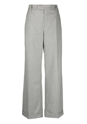 Brunello Cucinelli concealed-fastening tailored trousers - Grey