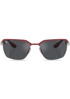 Ray-Ban x Scuderia Ferrari square-frame sunglasses - Red