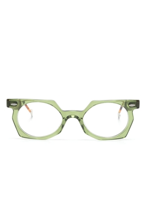 Eyepetizer Anita geometric-frame glasses - Green