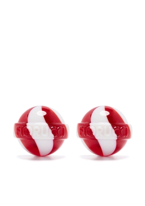 Fiorucci Lollipop clip-on earrings - Red