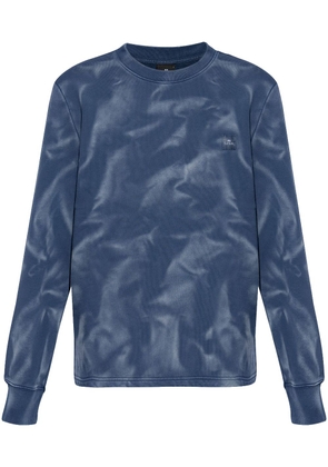 PS Paul Smith bleached effect organic cotton jumper - Blue