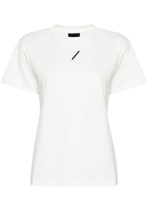 Thom Krom logo-embroidered cotton T-shirt - White