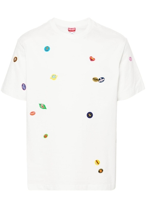 Kenzo 'Kenzo Fruit Stickers' cotton T-shirt - White