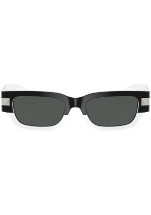 Versace Eyewear Classic rectangle-frame sunglasses - Black