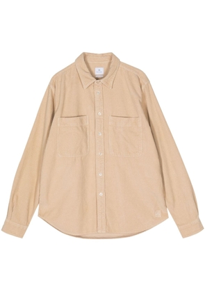 PS Paul Smith corduroy button-up shirt - Brown