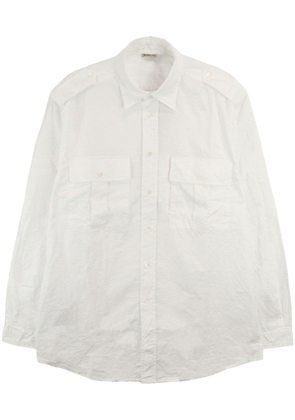 Barena long-sleeve cotton shirt - White