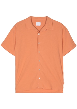 PS Paul Smith cotton seersucker shirt - Orange