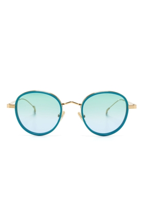 Eyepetizer Flame round-frame sunglasses - Gold