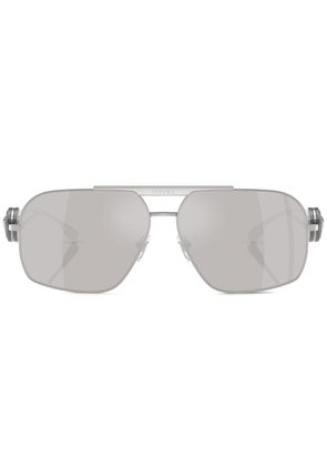 Versace Eyewear Medusa pilot-frame sunglasses - Silver