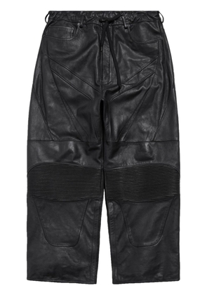 Balenciaga panelled-design loose-fit trousers - Black