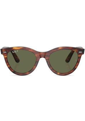 Ray-Ban Wayfarer Way round-frame sunglasses - Brown