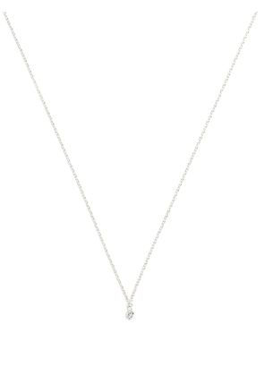 THE ALKEMISTRY 18kt white gold drilled diamond necklace - Silver