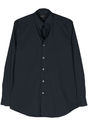 Dell'oglio stand-up collar buttoned shirt - Blue
