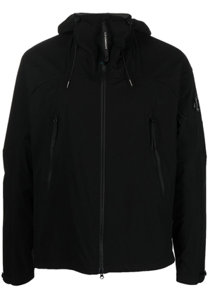C.P. Company Lens-detail zip-up hooded jacket - Black