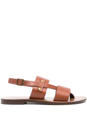 Soeur Amazonia leather sandals - Brown