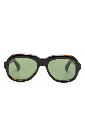 Lesca Jump navigator-frame sunglasses - Brown