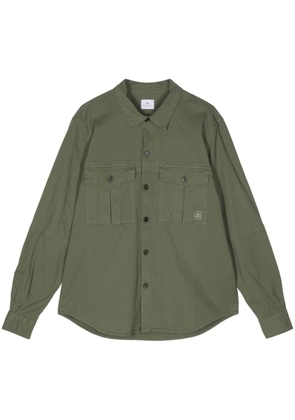 PS Paul Smith textured stretch-cotton shirt - Green