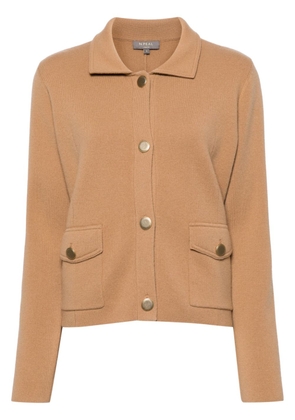 N.Peal Milano cashmere cropped jacket - Brown