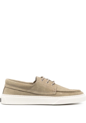 Woolrich suede boat shoes - Neutrals