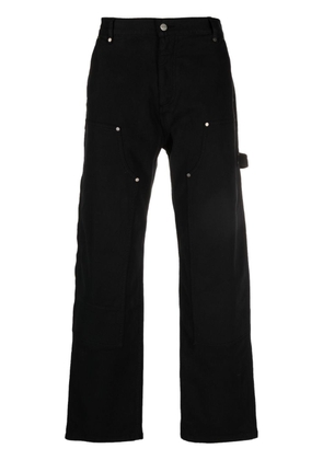 Represent straight-leg utility trousers - Black