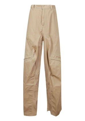 Y/Project folded wide-leg cargo trousers - Neutrals