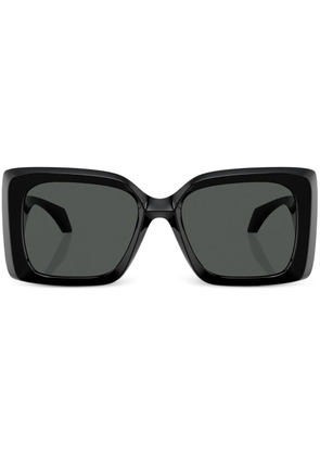 Versace Eyewear Medusa-plaque oversized-frame sunglasses - Black