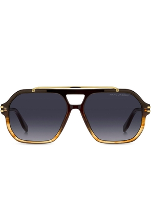 Marc Jacobs Eyewear 753S navigator-frame sunglasses - Brown
